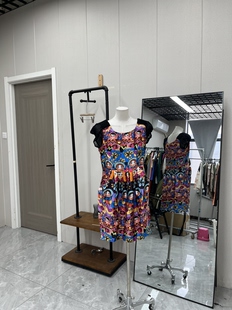 民族复古风清爽舒适款 SCS配料款 短袖 连衣裙夏季 时尚