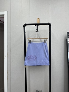 烫钻设计减龄休闲显瘦气质裙 款 甜美浅紫色A版 短裙夏季