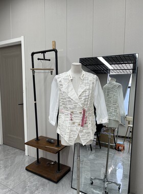 雪纺西服外套可收腰设计感小众春意新款通勤减龄