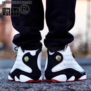 Air Jordan 乔13 AJ13 He Got Game 黑白熊猫18年复刻 884129-104