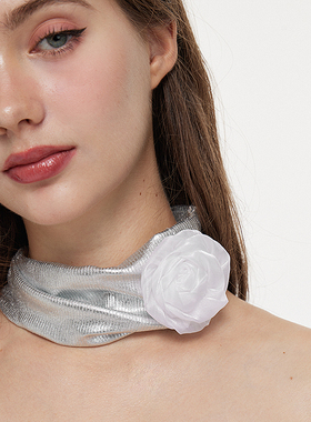 AE30 Saint 多种用途花朵发带脖圈 2024AW