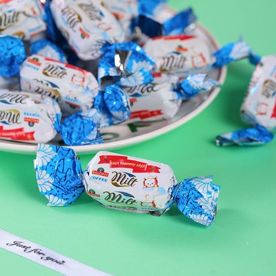 土库曼斯坦进口巴戈达MILT牛奶夹心奶糖喜糖零食新款奶糖