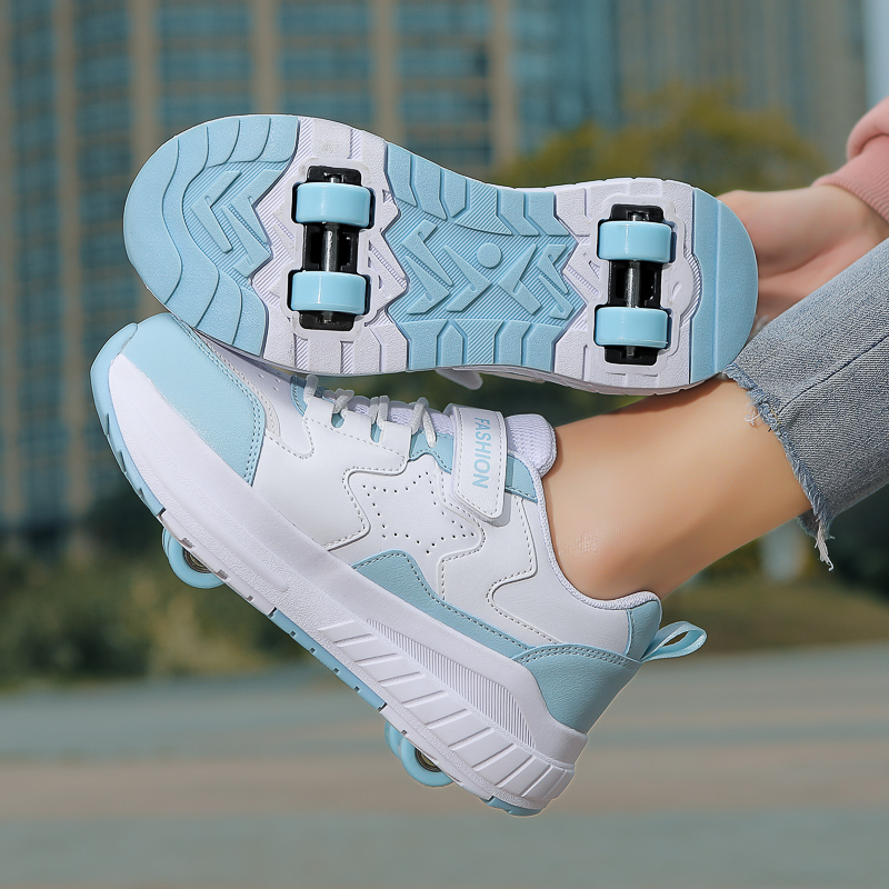 新款四轮暴走鞋送工具