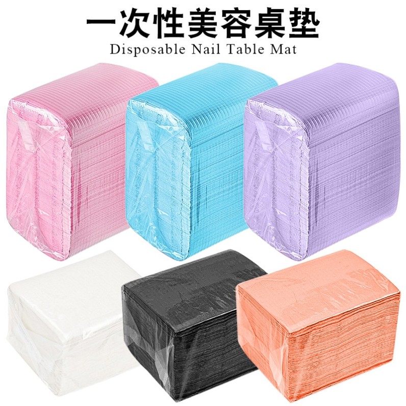 美甲垫纸桌面垫布一次性清洁垫手枕垫垫巾纸美容院店用防水防油污