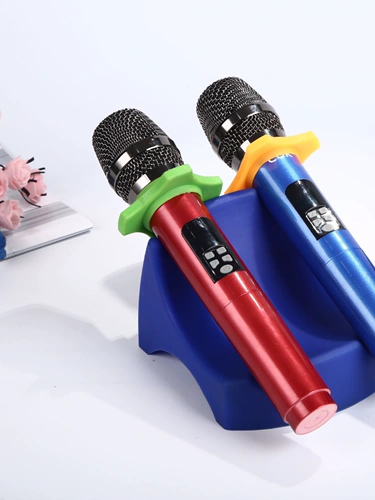 Настольный микрофон со стразами, беспроводная трубка, новая коллекция, подходит для караоке-баров