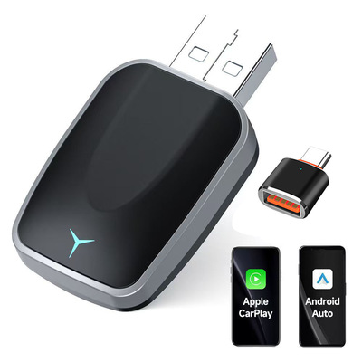 USB款原车有线转无线Carplay&安卓Auto双通道carplay盒子车机互联
