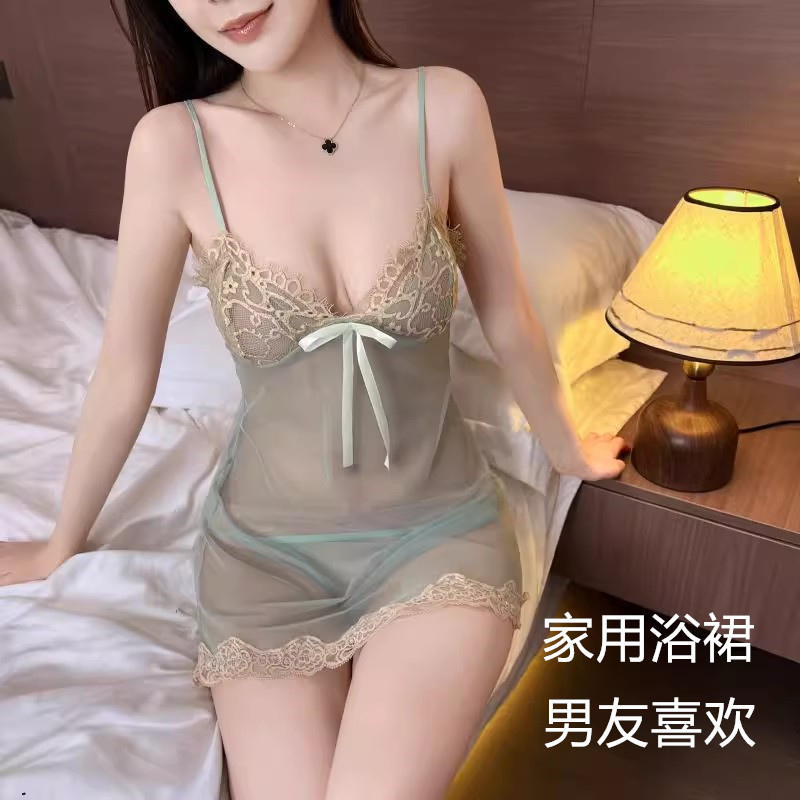 夏天浴巾女款2025新款家用蕾丝速干情侣女生纯爱吊带大码性感睡裙