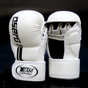 拳击手套成人男半指训练专业搏击拳套mma散打沙袋专用打拳泰拳UFC