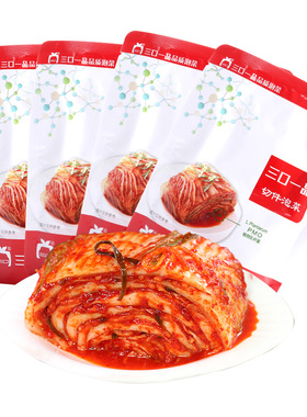 三口一品辣白菜泡菜韩式下饭咸菜小袋装外婆菜韩国泡菜