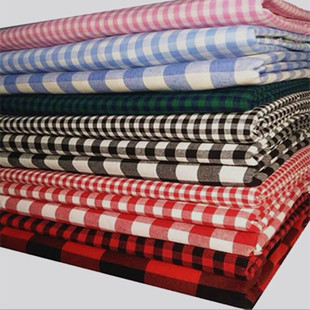 布料黑白红白红黑小方格衬衣桌布窗帘布手工diy面料 纯棉格子服装