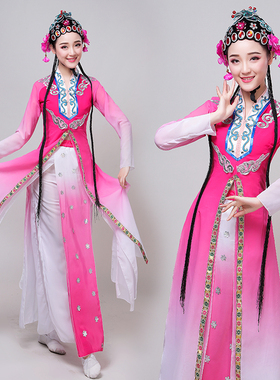 俏花旦演出服小花旦昆曲梨花颂戏曲服饰桃李杯忆青衣服装古典舞蹈