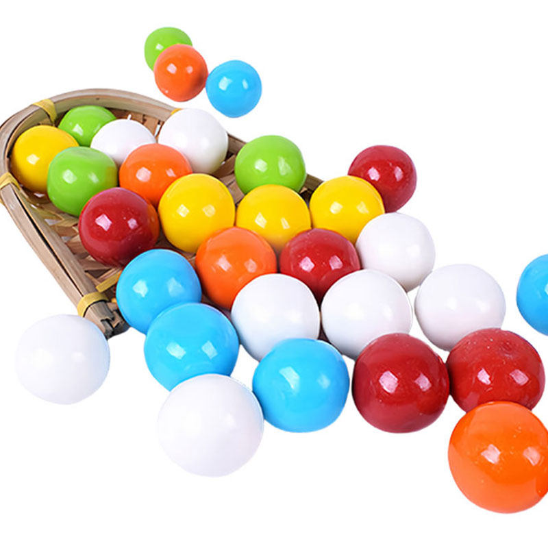 童年水果圆球糖果多种口味怀旧追剧零食混装可装扭蛋机彩色泡泡糖