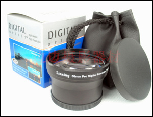 58mm 2C.0倍 增倍附加镜头 黑色 镜头前端UV 67mm