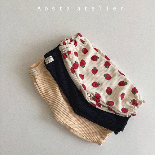春秋华夫格全棉休闲裤AOSTA