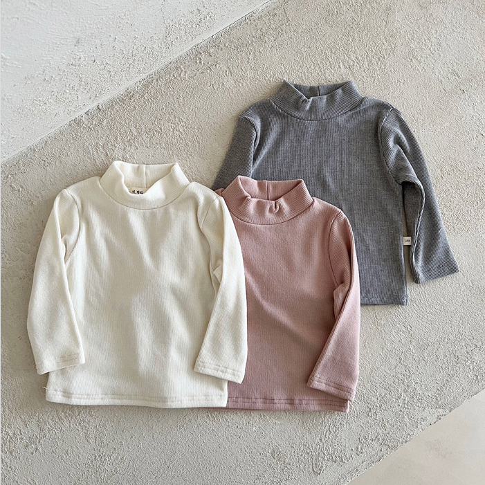 韩国进口婴幼童装柔软舒适小高领T恤儿童秋冬简约纯色内搭打底衫,童装/婴儿装/亲子装,T恤,淘宝优惠券,粉丝福利购,淘宝优惠卷