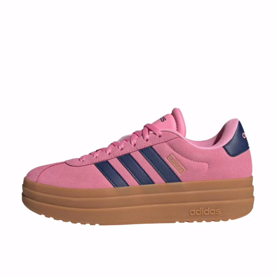 adidas VL Court Bold Bold 防滑耐磨 低帮 板鞋 女款 粉红,运动鞋new,板鞋,淘宝优惠券,粉丝福利购,淘宝优惠卷