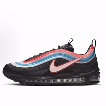 Nike Air Max 97 首尔限定耐磨轻便 低帮休闲跑步鞋 男女同款暗黑