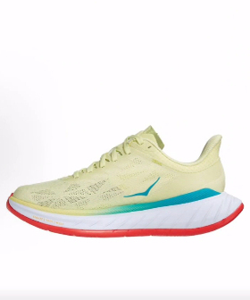 HOKA ONE ONE Carbon X 2 低帮 跑步鞋 女款 黄蓝红