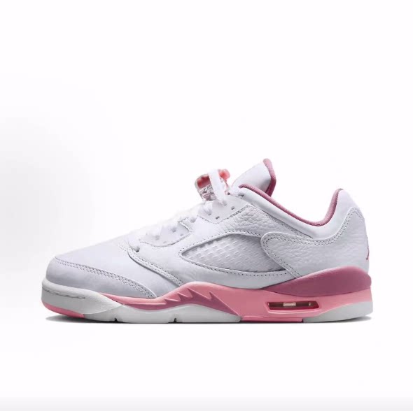 Jordan Air Jordan 5 "Crafted For Her" 皮革 低帮 儿童篮球鞋
