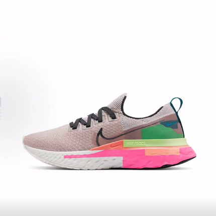 Nike React Infinity Run Flyknit 1  低帮 休闲跑步鞋 女款