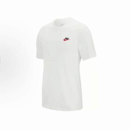 Nike Sportswear 刺绣Logo微标纯色圆领短袖T恤 男款 白色