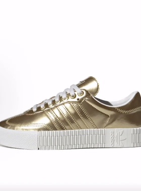 adidas originals Sambarose 复古休闲 低帮 板鞋 女款