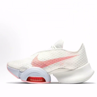 Nike Air Zoom SuperRep 2 时尚气垫 低帮 训练鞋 女款 白粉