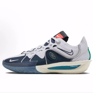 篮球鞋 白蓝 G.T. Asw Zoom Cut 男女同款 Nike 低帮 Air