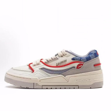 LiNing李宁 001 BTC BTC 百搭舒适 轻便休闲 板鞋 女款 灰色