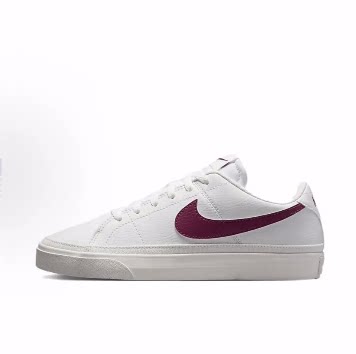 Nike Court Legacy Next Nature 低帮 板鞋 女款 白红