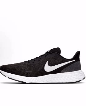 Nike REVOLUTION 5舒适轻便 低帮 碳板 通勤跑步鞋 男款 黑色