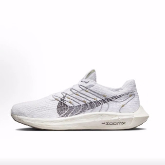 Nike Pegasus Turbo Next Nature 低帮 跑步鞋 男款 白色