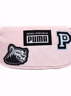 PUMA 运动休闲健身训练 织物 腰包 常规 男女同款情侣款 粉色