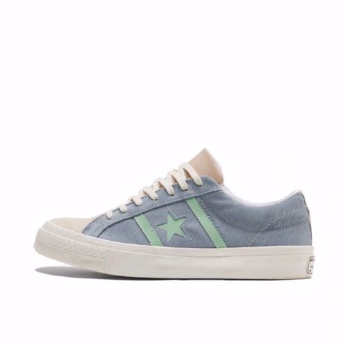 Converse One Star Academy 帆布 低帮 板鞋 男女同款 蓝绿