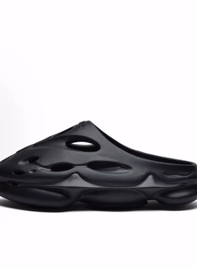 EQLZ EQUALIZER 1100 一字拖鞋 男女同款 黑豹