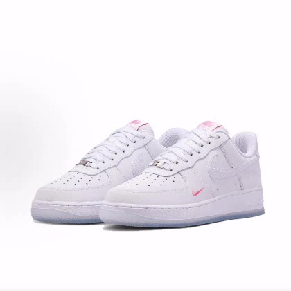 Nike Air Force 1 '07 舒适百搭 透气 低帮 板鞋 女款 粉白