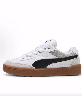 PUMA彪马 Park Lifestyle SK8 耐磨 低帮 板鞋 男女同款 白黑色