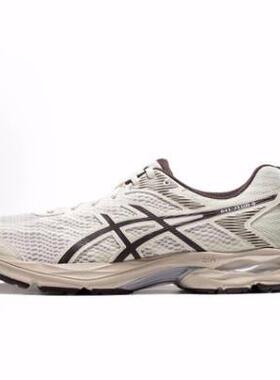 Asics Gel-Flux 4 透气包裹性轻便 低帮 训练跑步鞋 男款 白棕