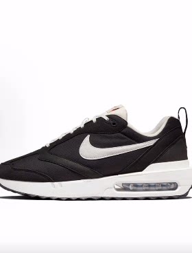 Nike Air Max Dawn 耐磨 低帮 休闲城市通勤跑步鞋 男款 黑色