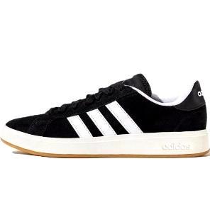 adidas Grand Court Base 00s  低帮 板鞋 男女同款 黑白色