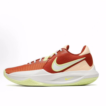 Nike Precision 6 圆头舒适 低帮 篮球鞋 男女同款 棕绿