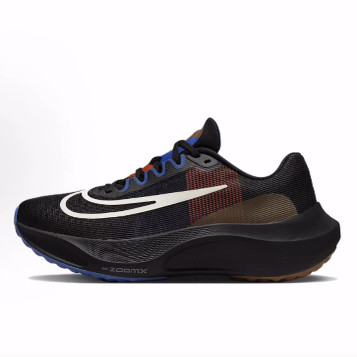 Nike Zoom Fly 5 耐磨 低帮 碳板跑步鞋 男款 黑白