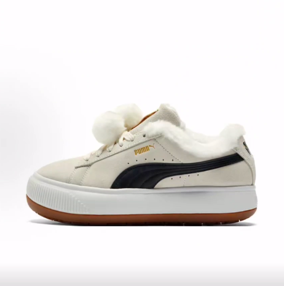PUMA彪马 SUEDE MAYU Mayu Fur  加绒 低帮 板鞋 女款