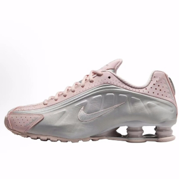 Nike Shox R4 “Barely Rose低帮 休闲城市通勤跑步鞋 女款 粉色