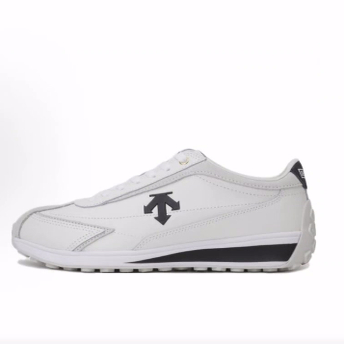 迪桑特DESCENTE Cron Racer 耐磨 低帮 休闲鞋 男女同款 白黑色