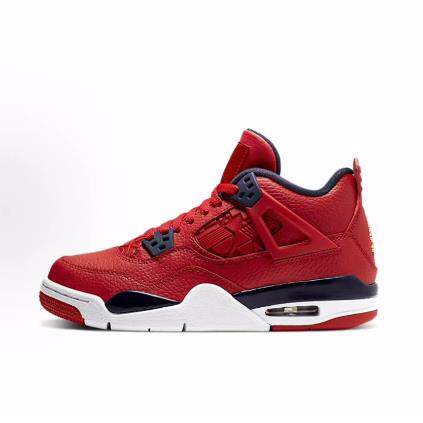 Jordan Air Jordan 4 SE FIBA Gym Red  中帮 儿童篮球鞋 青少年