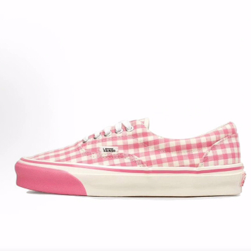 Vans Era Vault OG LX 帆布 减震耐磨透气 低帮 板鞋 女款 粉色