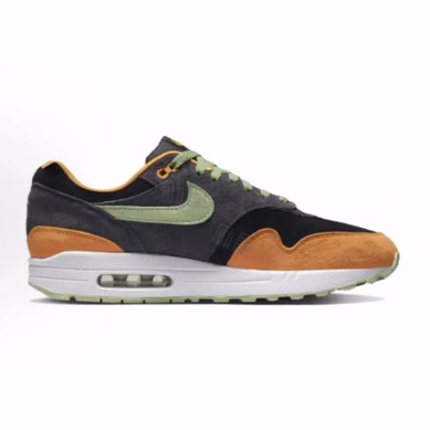 Nike Air Max 1 复古耐磨 低帮 休闲跑步鞋 男女同款 黑棕