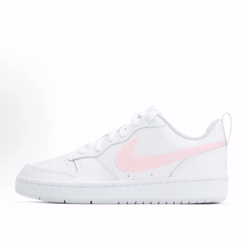 Nike Court Borough 2 潮流休闲舒适 鸳鸯 低帮 儿童板鞋 白蓝粉