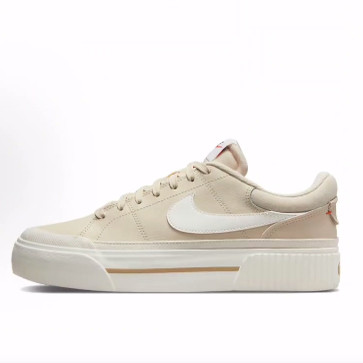 Nike Court Legacy Lift 低帮 板鞋 女款 棕色